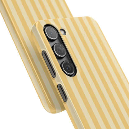 Buttercup Stripe Snap Phone Case