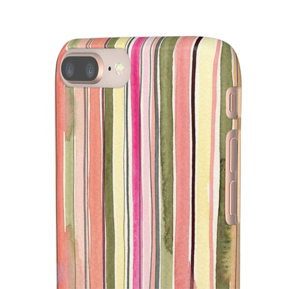 Summer Stripe Snap Phone Case