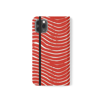 Scarlet Tide Vegan Leather Flip Case