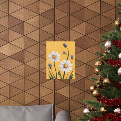 Spring Daisies Art Poster