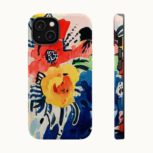 Abstract Flora Magnetic Phone Case