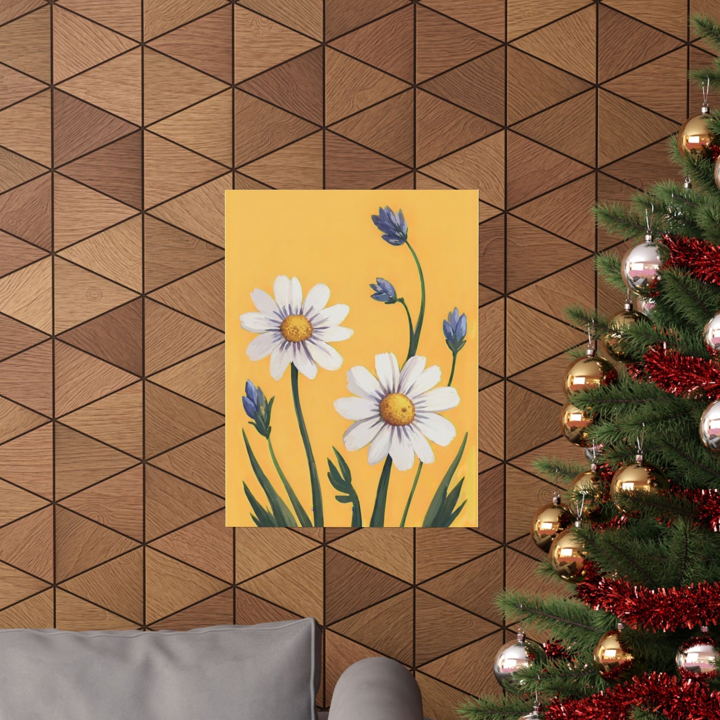 Spring Daisies Art Poster