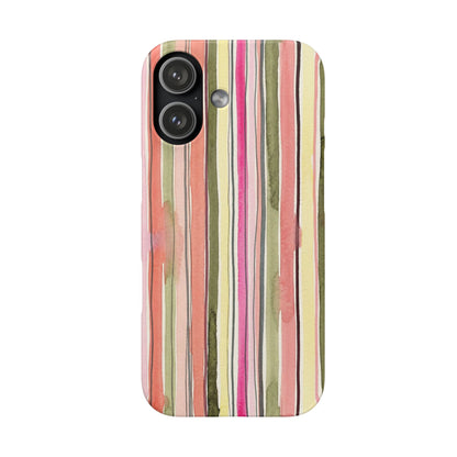 Summer Stripe Snap Phone Case