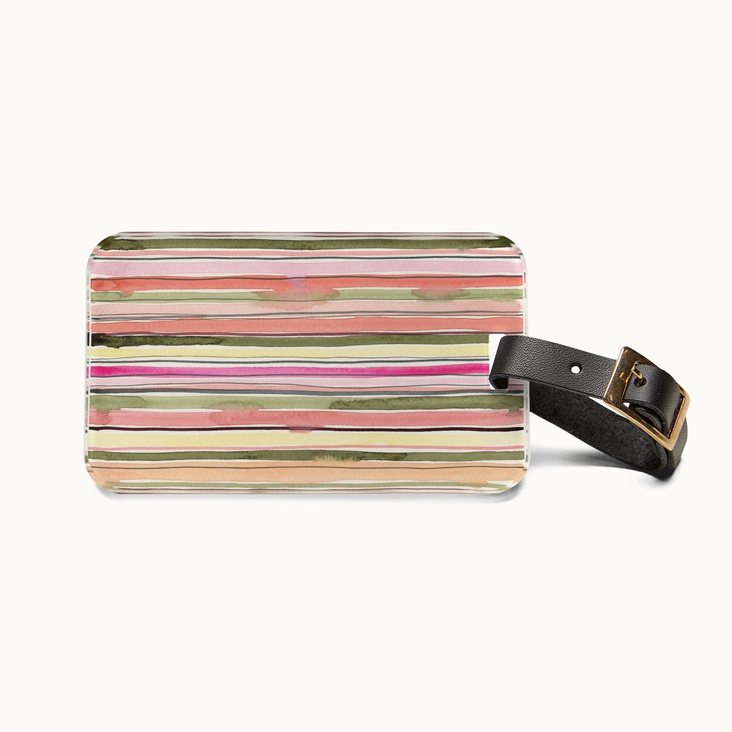Summer Stripe Luggage Tag