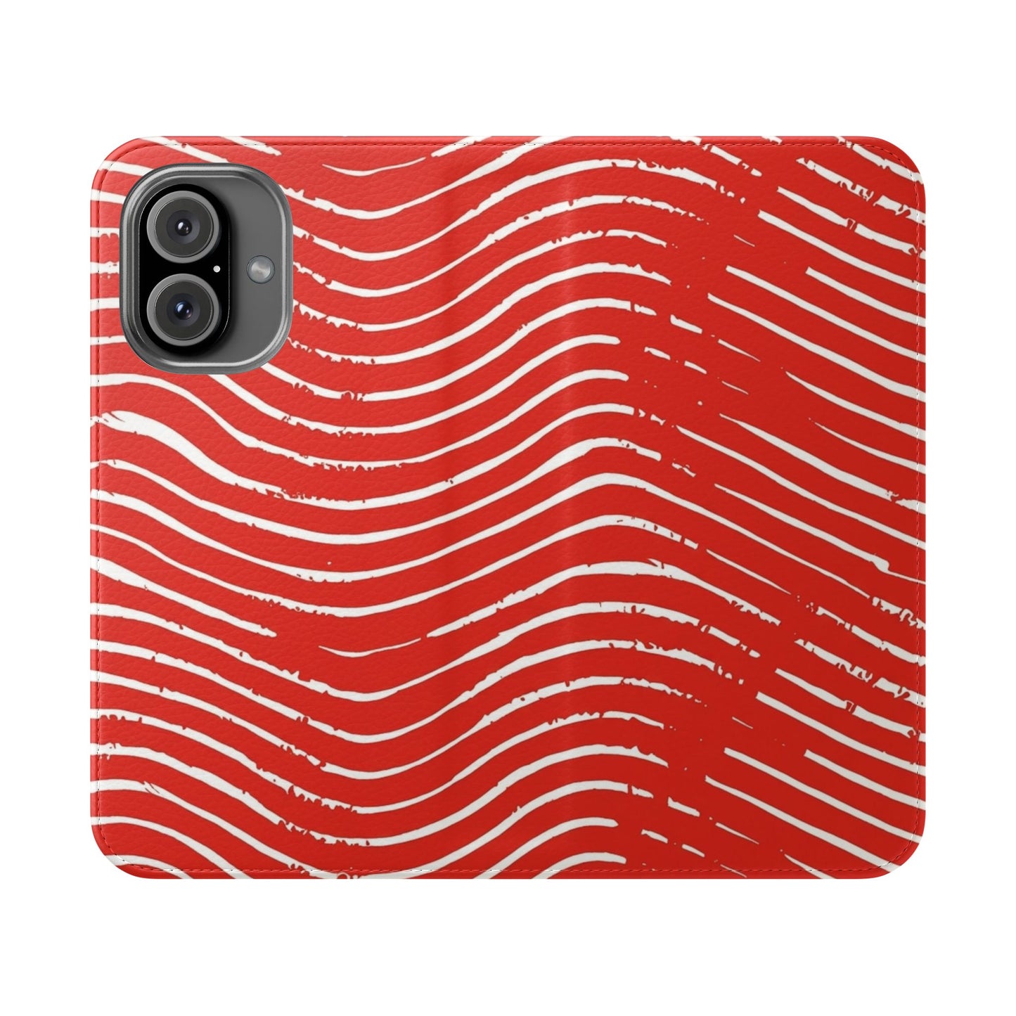 Scarlet Tide Vegan Leather Flip Case