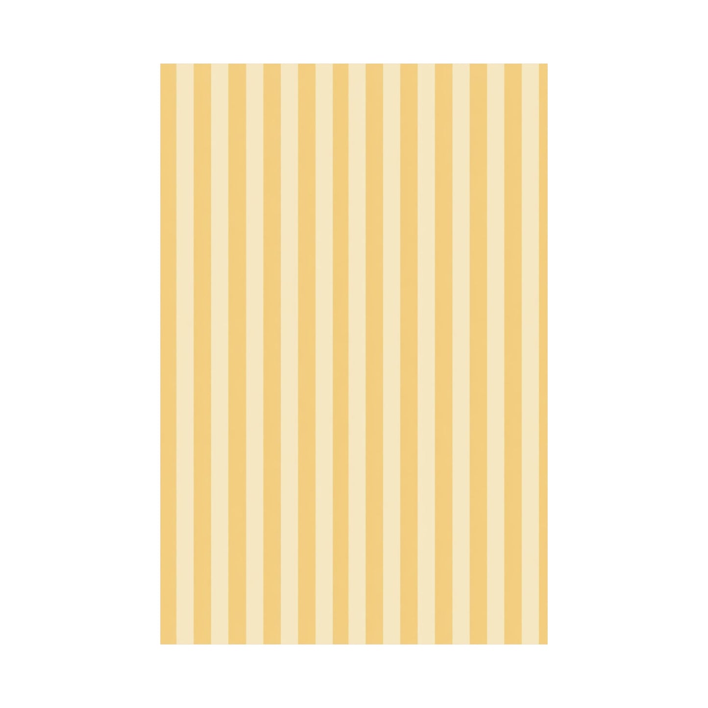 Buttercup Stripe Art Poster