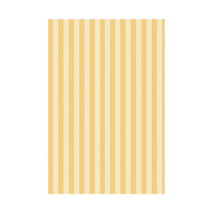 Buttercup Stripe Art Poster
