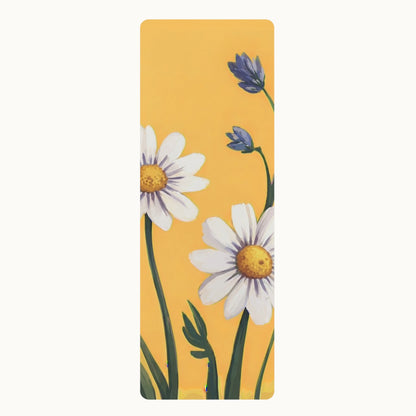 Spring Daisies Rubber Yoga Mat