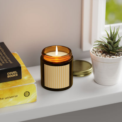 Buttercup Stripe Scented Candles