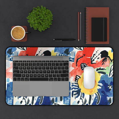 Abstract Flora Desk Mat