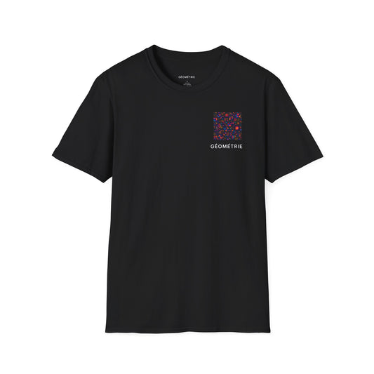Geo Pattern Unisex Softstyle T-Shirt | Casual Everyday Tee, Graphic Shirt, Gift for Him/Her, Trendy Wear, Artsy Style (Pattern 05)