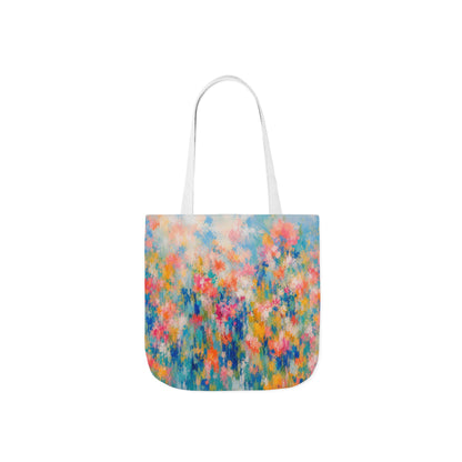 Chromatic Meadow Tote Bag with 5-Color Straps