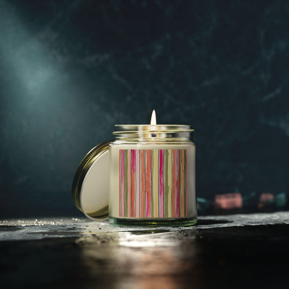 Summer Stripe Scented Candles