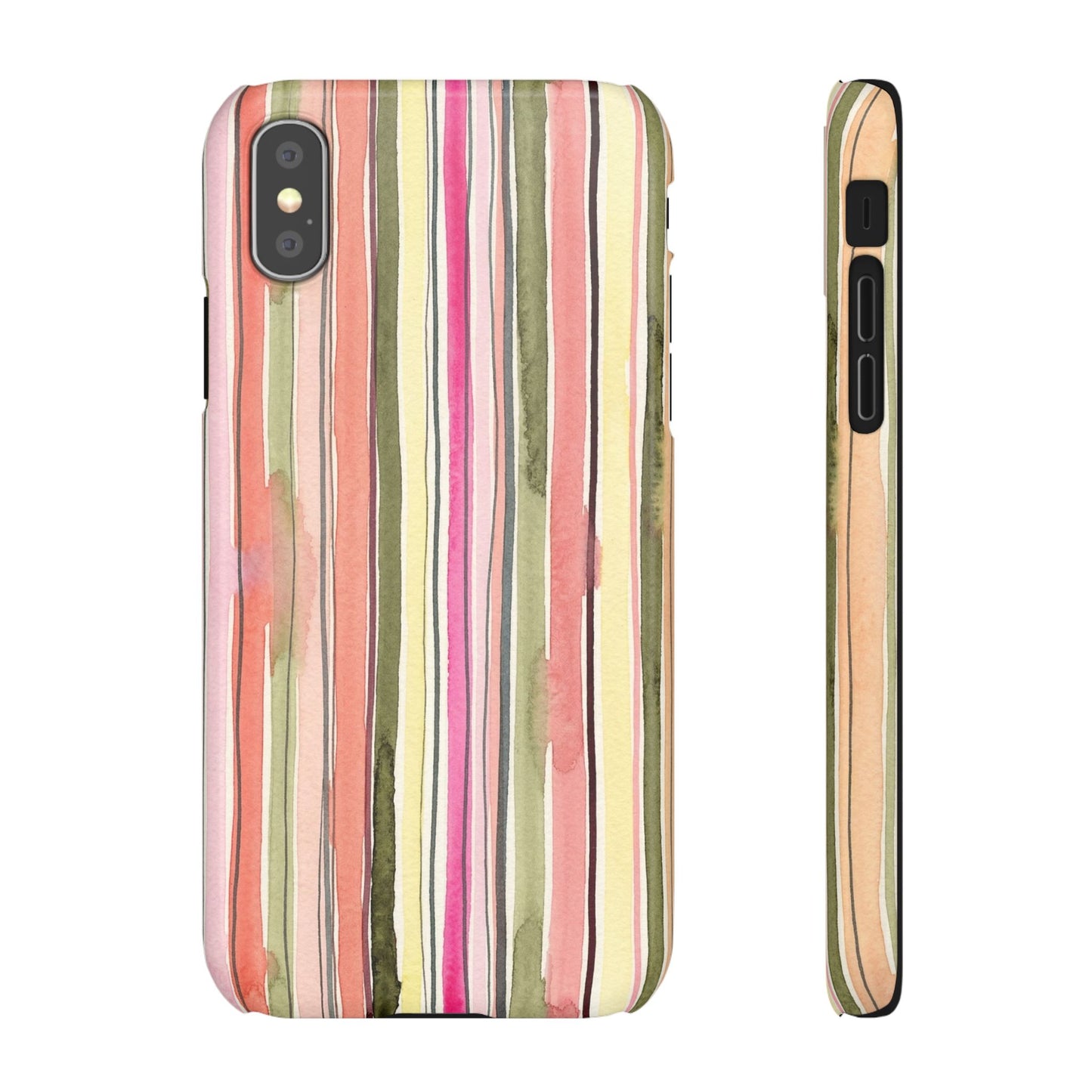 Summer Stripe Snap Phone Case