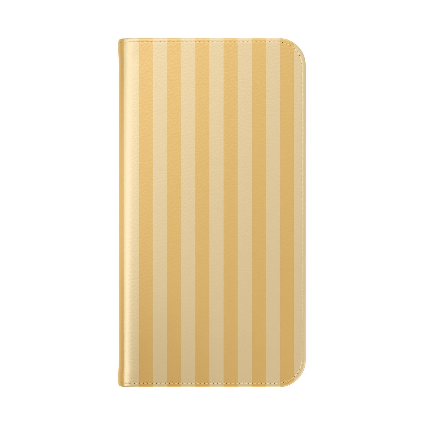 Buttercup Stripe Vegan Leather Flip Case