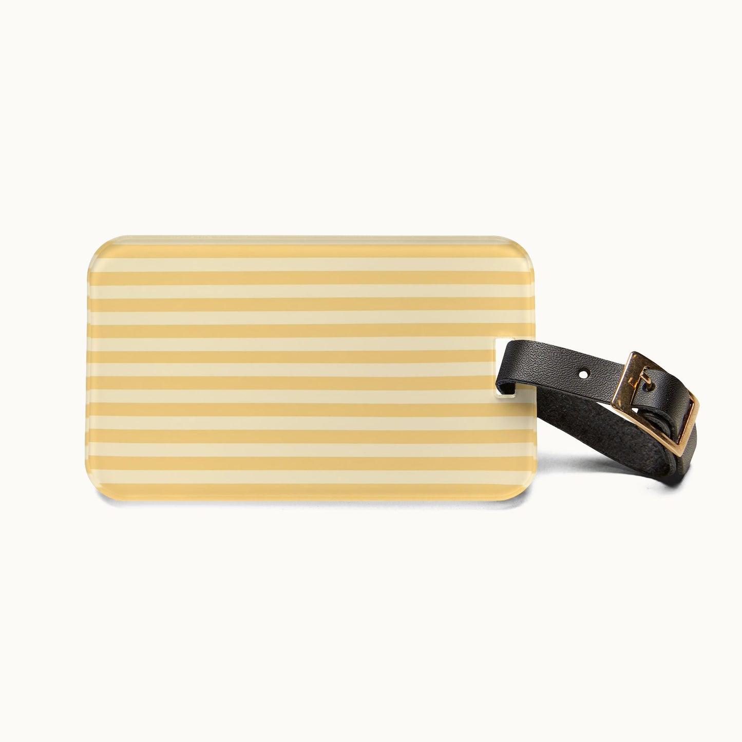 Buttercup Stripe Luggage Tag