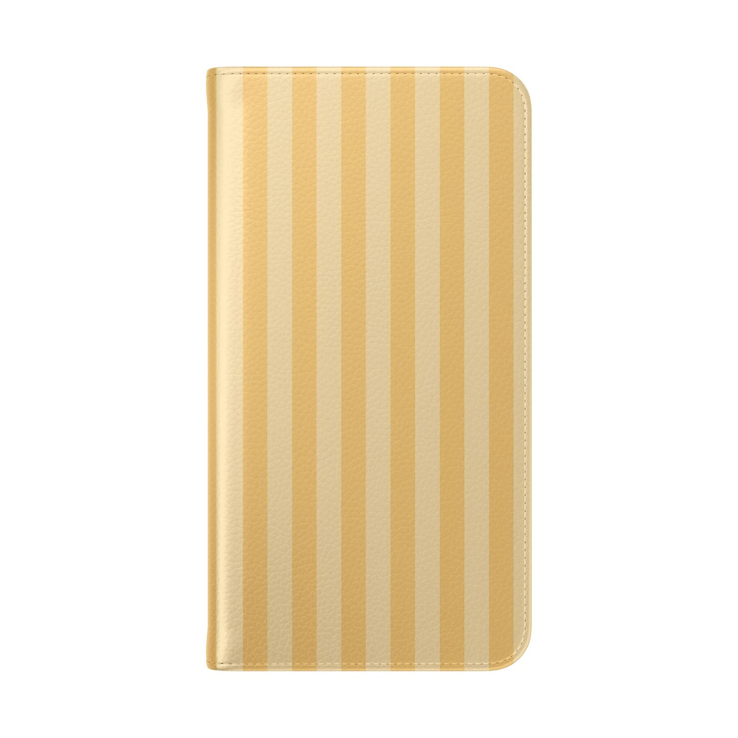 Buttercup Stripe Vegan Leather Flip Case