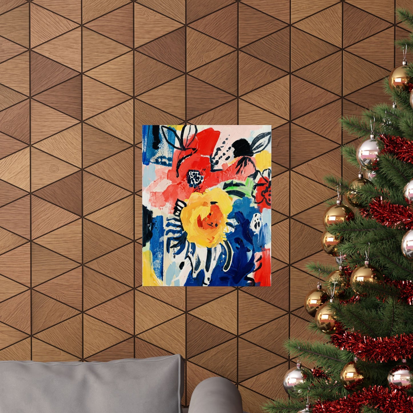 Abstract Flora Art Poster