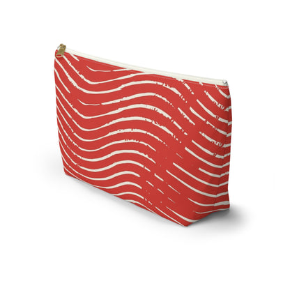 Scarlet Tide Accessory Pouch with T-bottom