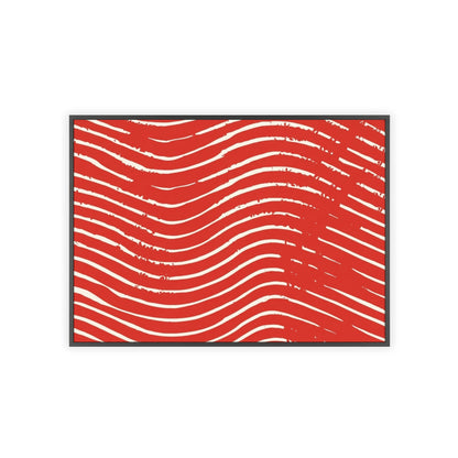 Scarlet Tide Wood Framed Posters