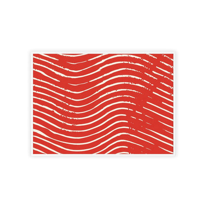 Scarlet Tide Wood Framed Posters