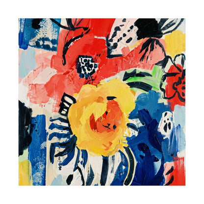 Abstract Flora Art Poster
