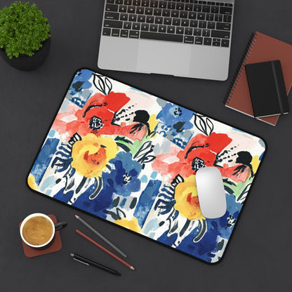 Abstract Flora Desk Mat
