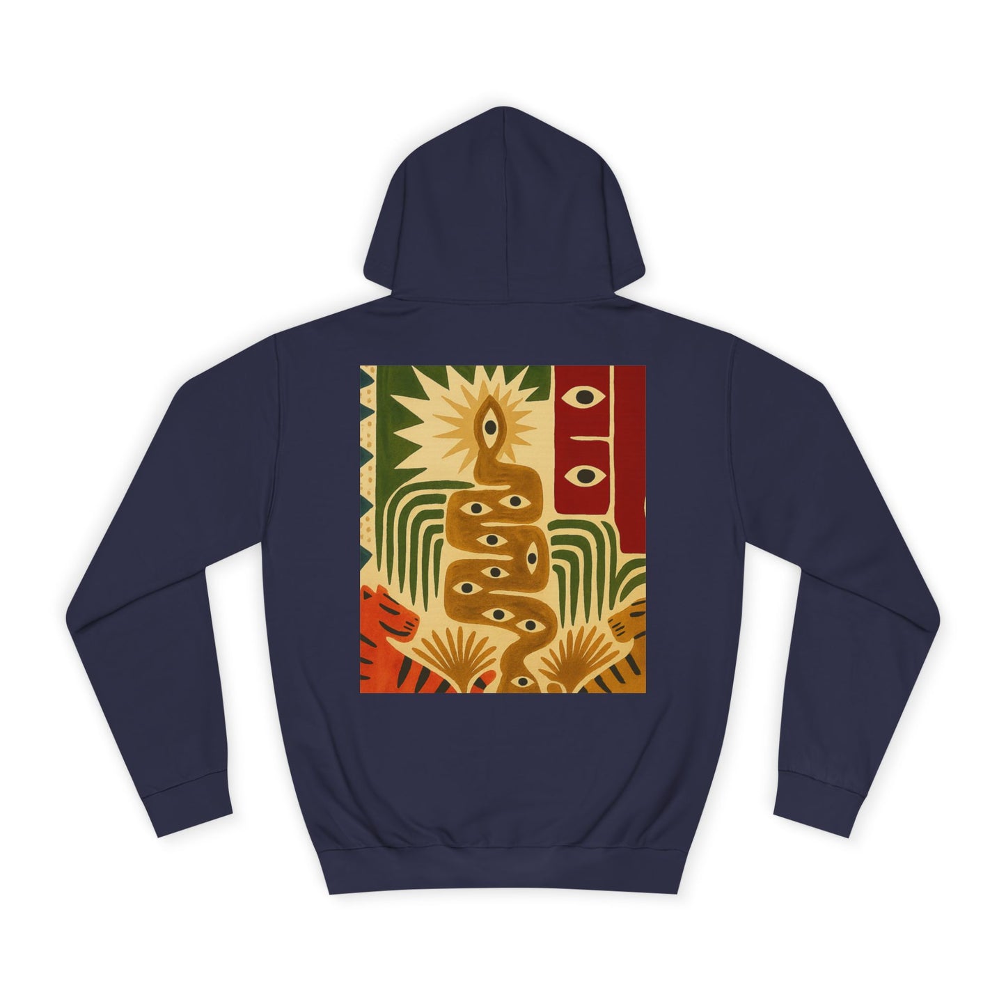 Colorful Unisex College Hoodie, Trendy Gift for Students, Cozy Sweatshirt, Perfect for College Life, Comfy Apparel for School Events, [...] Hoodie 2 - Pattern TEST7