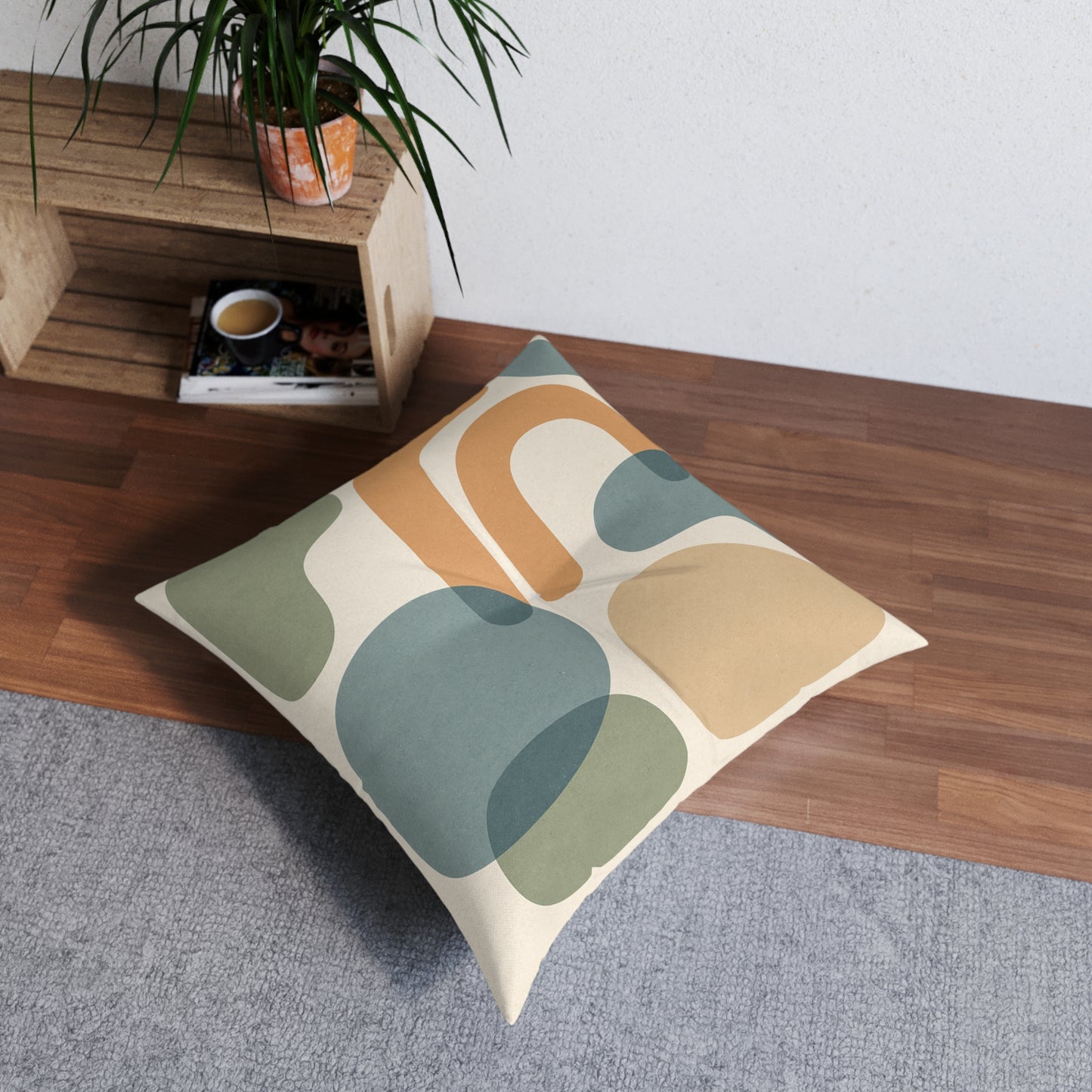 Square Tufted Floor Pillow