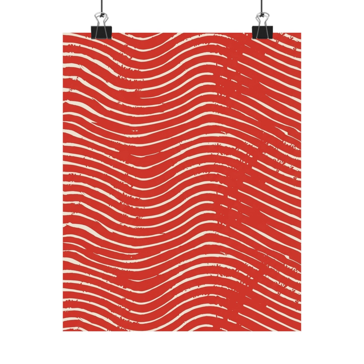 Scarlet Tide Art Poster