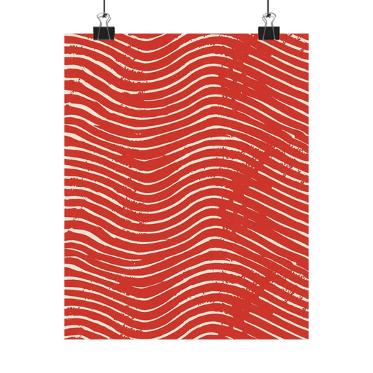 Scarlet Tide Art Poster