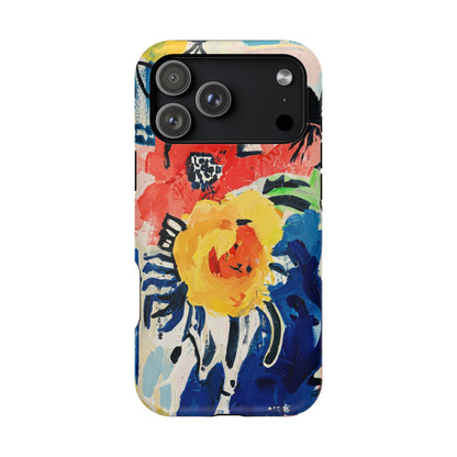 Abstract Flora Magnetic Phone Case
