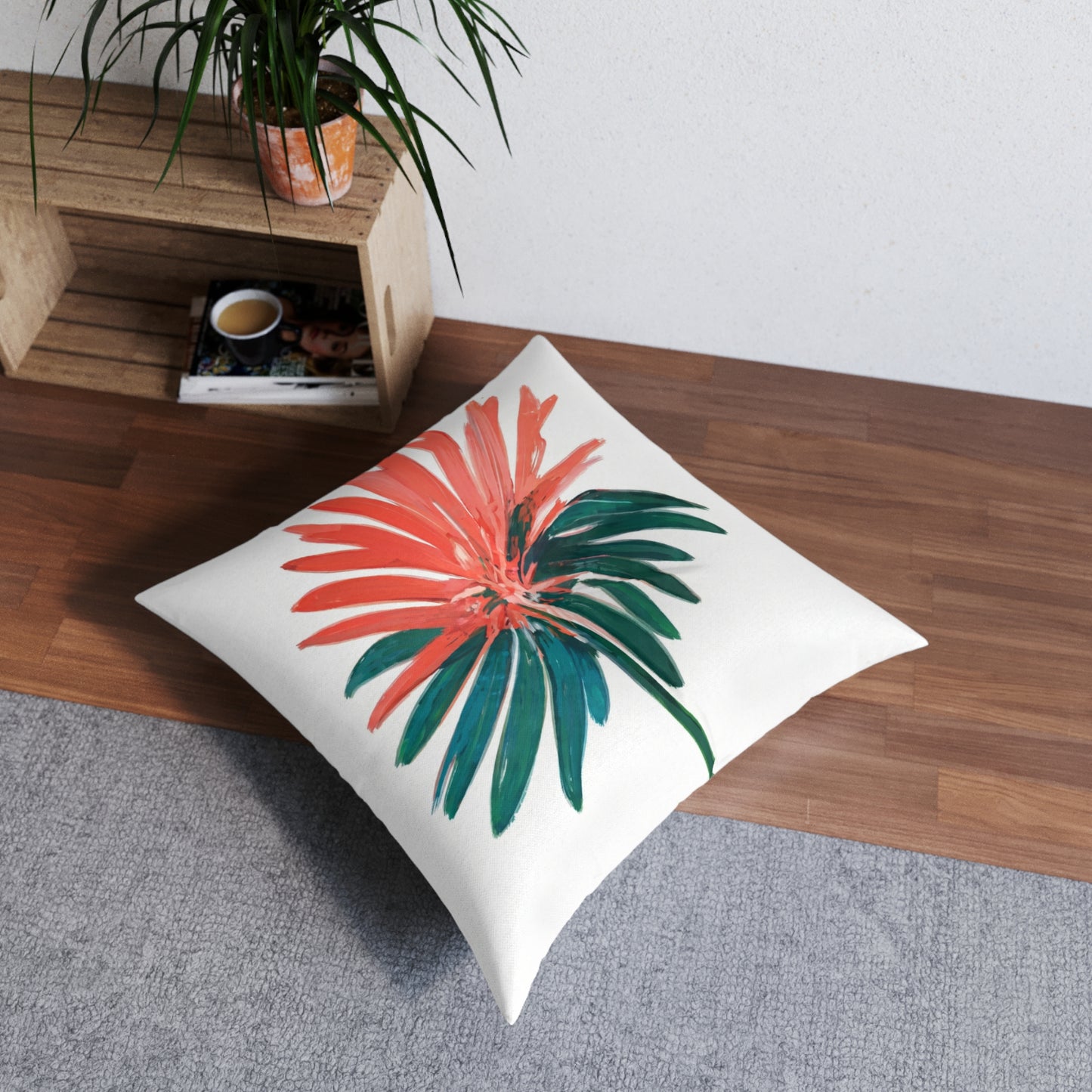 Square Tufted Floor Pillow