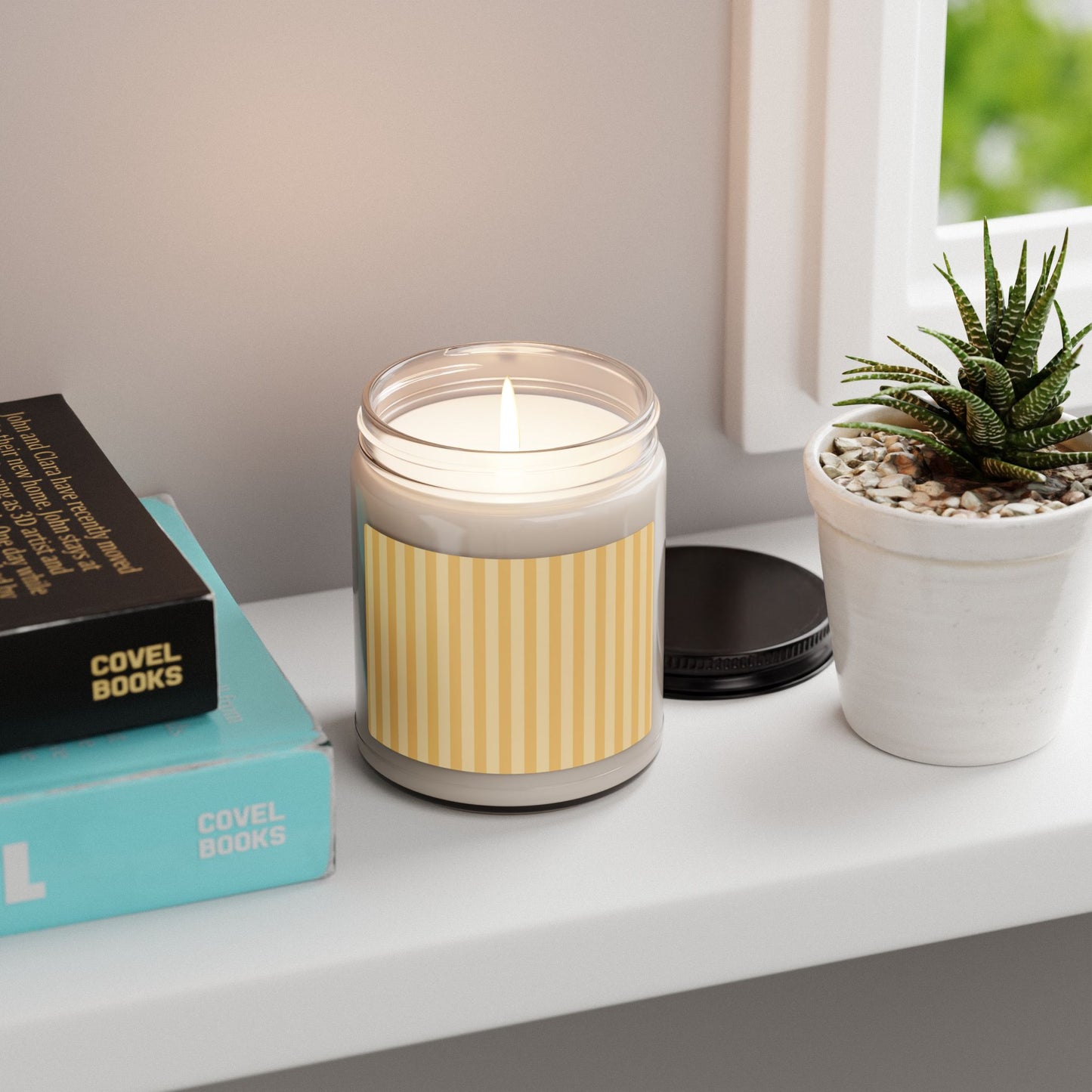 Buttercup Stripe Soy Candle