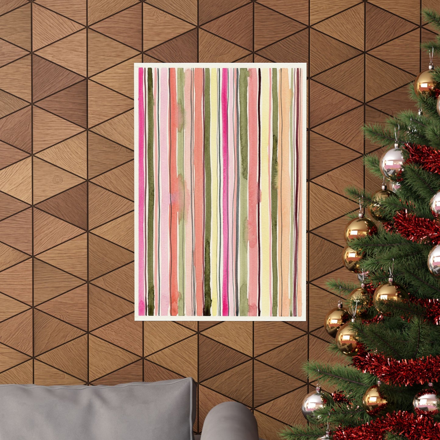 Summer Stripe Art Poster