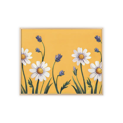 Spring Daisies Wood Framed Posters