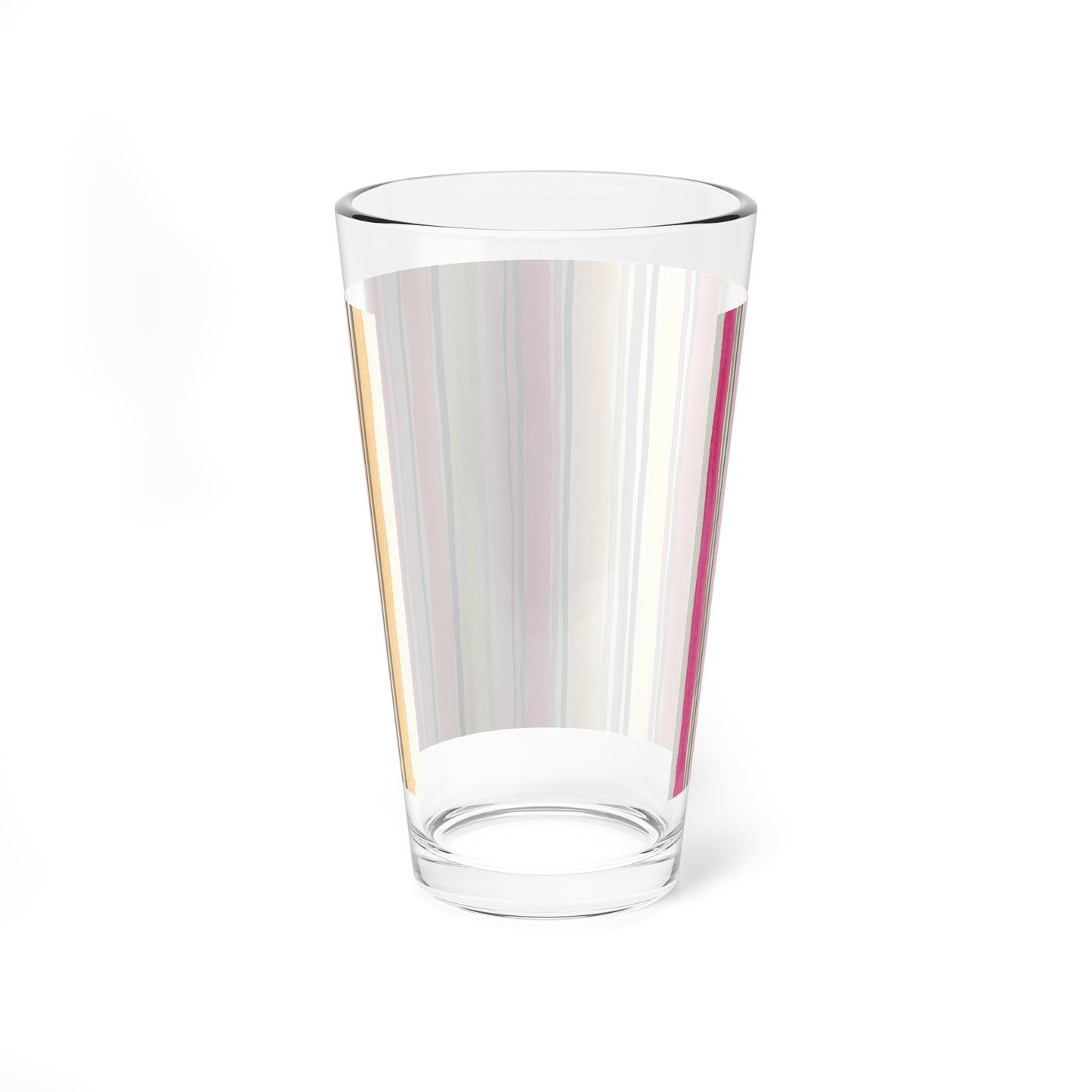 Summer Stripe Tall Mixing Glass 16oz