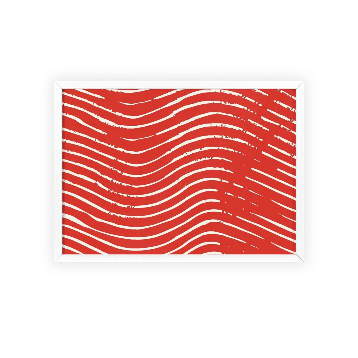 Scarlet Tide Wood Framed Posters