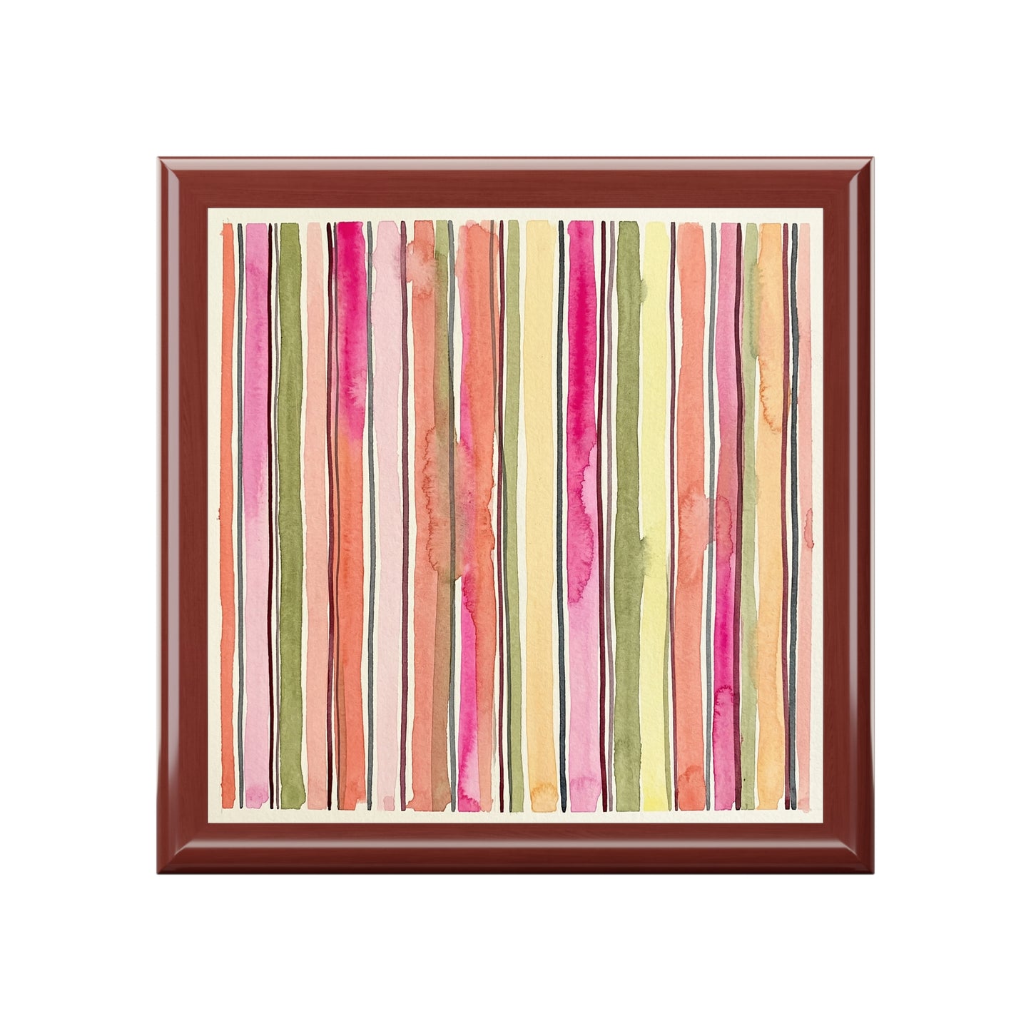 Summer Stripe Jewelry Box