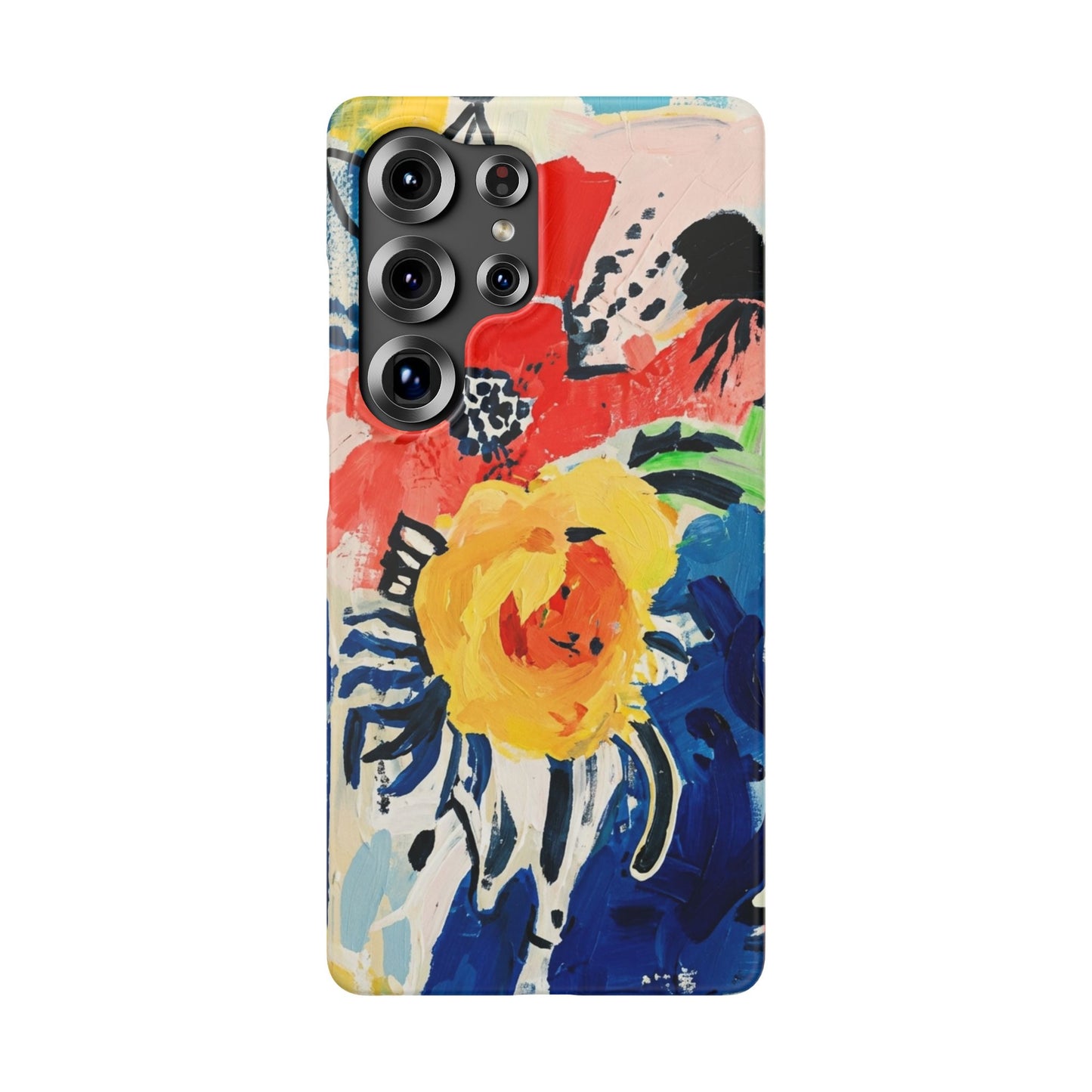 Abstract Flora Snap Phone Case