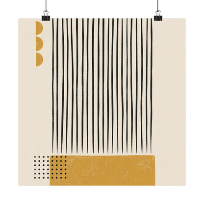 Ochre Cadence Art Poster