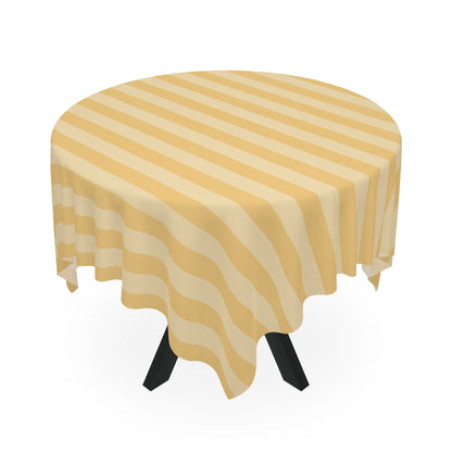 Buttercup Stripe Tablecloth