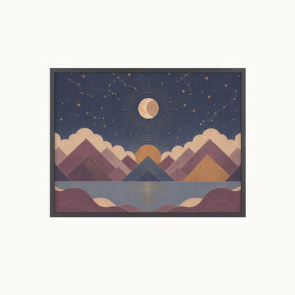Celestial Vale Wood Framed Posters
