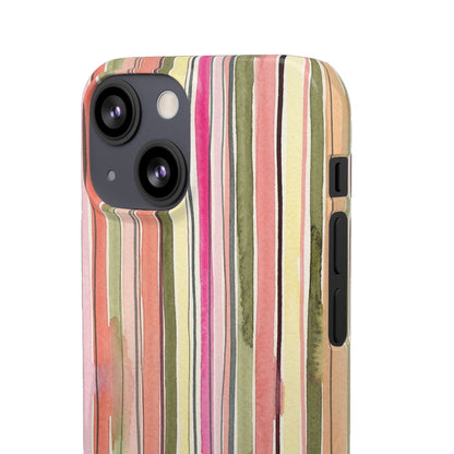 Summer Stripe Snap Phone Case