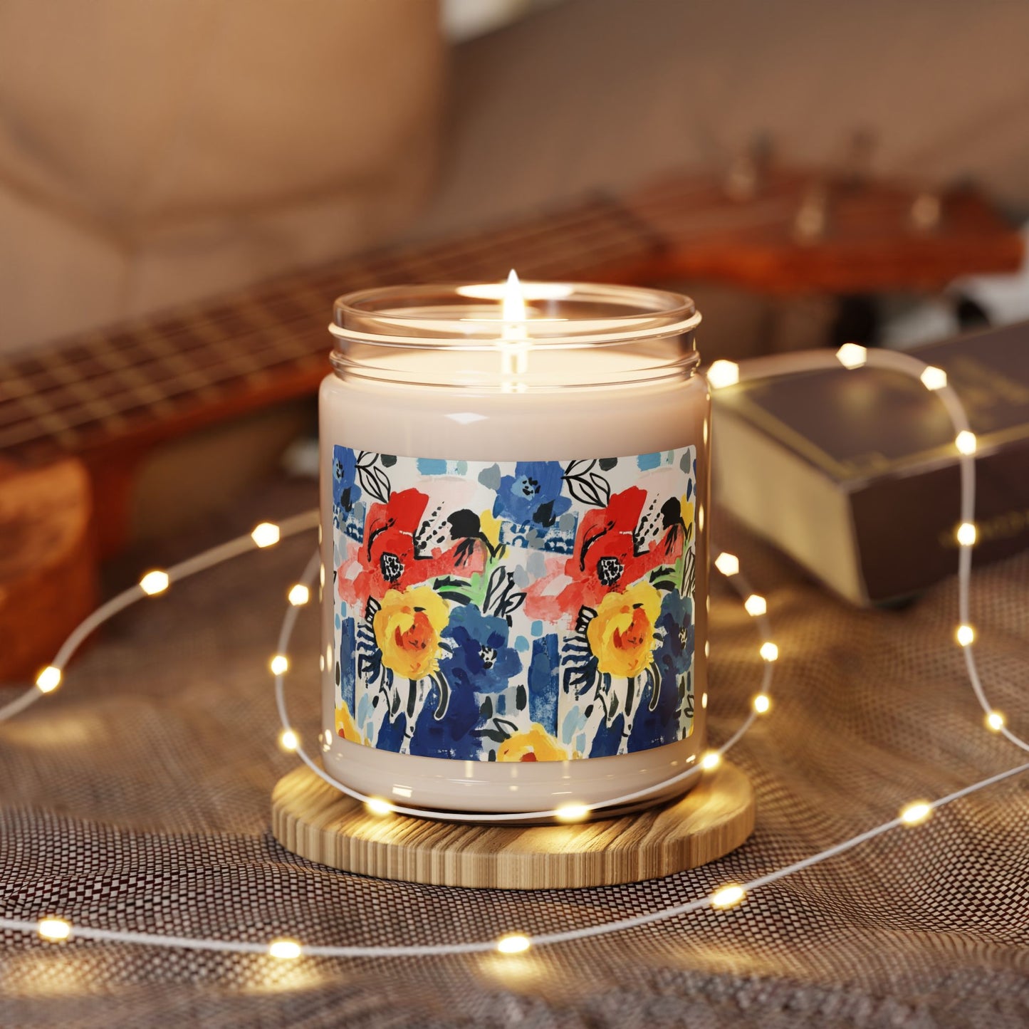 Abstract Flora Soy Candle