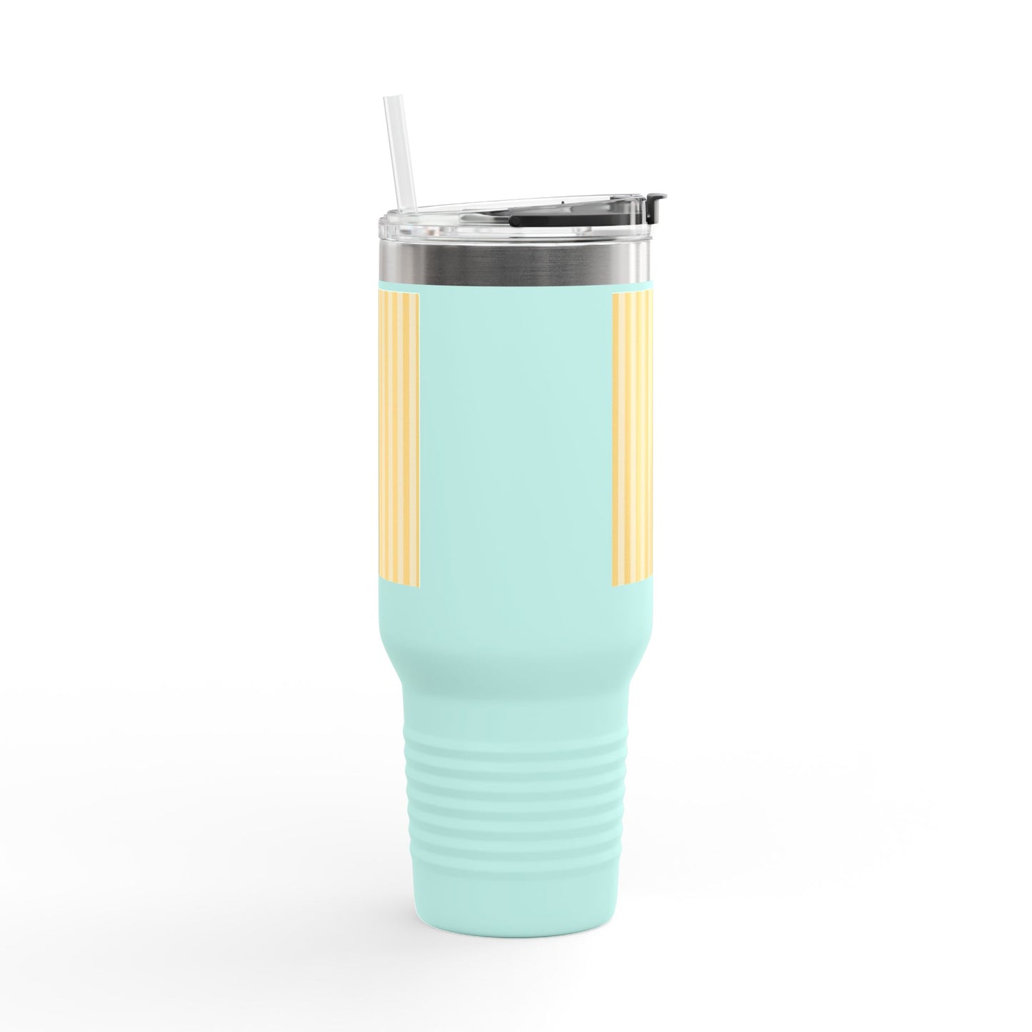 Buttercup Stripe 40oz Insulated Travel Mug