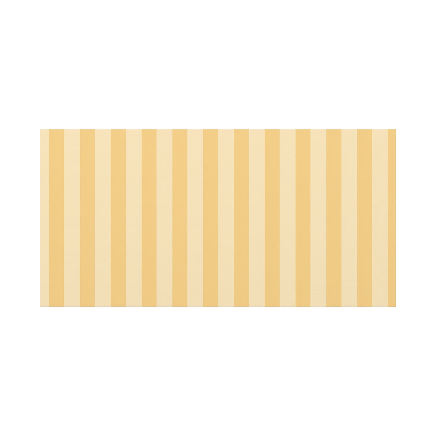 Buttercup Stripe Stretched Canvas Wall Art
