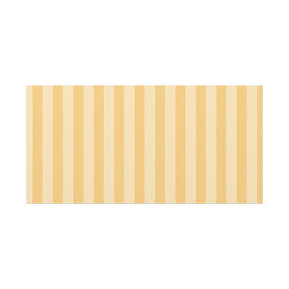 Buttercup Stripe Stretched Canvas Wall Art