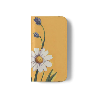 Spring Daisies Vegan Leather Flip Case