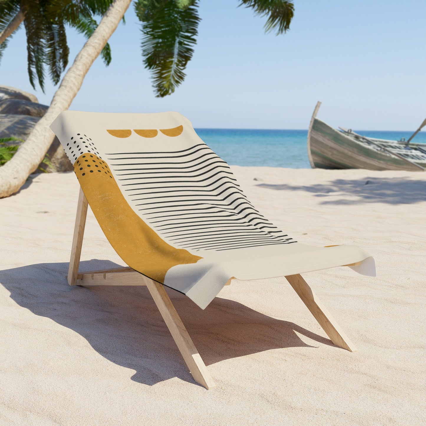 Ochre Cadence Beach Towel